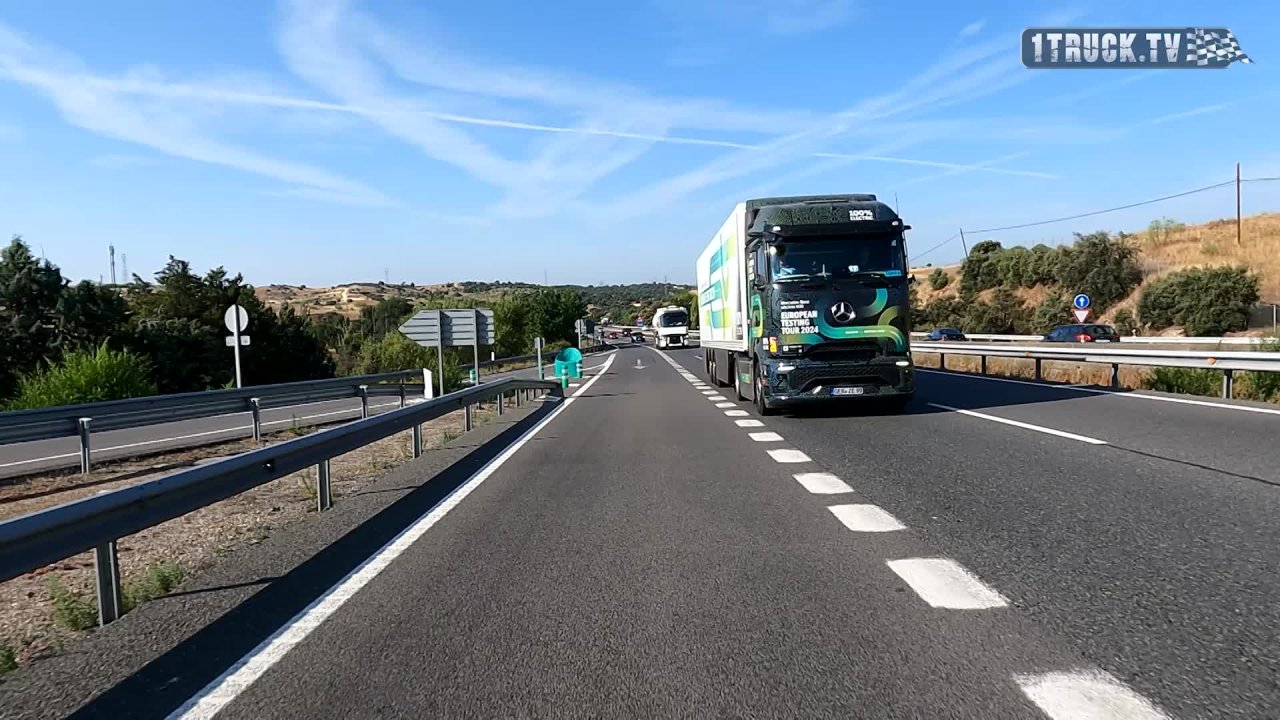 Mercedes-Benz eActros European Testing Tour 2024